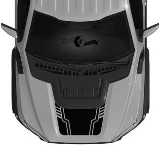 New Ford Raptor 2023 Scoop Geometric F150 SVT Cappuccio Decalcomania in vinile Grafica Adesivi in ​​​​vinile kit striscia 2022+
