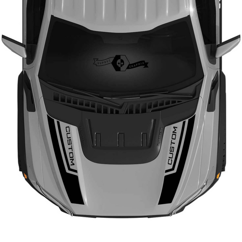 Adesivi in Vinile Personalizzati a Strisce per Cofano per Musclecar F-150 2022+