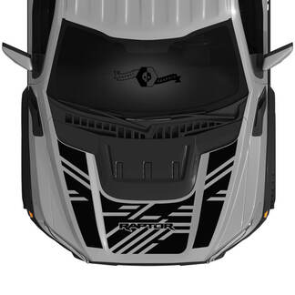 Nuovi kit Ford Raptor 2023 F150 SVT Logo Lines Hood Scoop Decalcomanie in vinile Grafica Adesivi in ​​vinile 2022+
