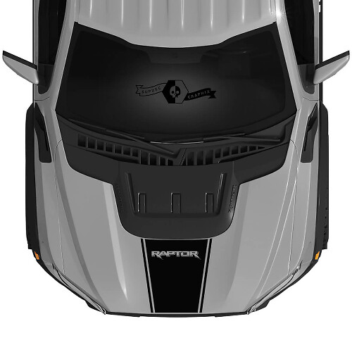 Adesivo a striscia per cornice presa d'aria cofano per Musclecar F-150 2022+