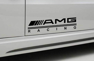 2 - Adesivo per porta sportiva AMG RACING Mercedes Benz Decal
