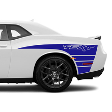 Adesivo in Vinile a Strisce Stile Artiglio per il Fianco del Cassone per Dodge Challenger_2