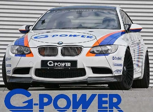 Adesivo Decorativo Cofano Stile G-Power Motorsport per BMW M3 M5 M6