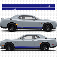 Adesivi in Vinile a Strisce Stile 50º Anniversario per Minigonne Dodge Challenger_3