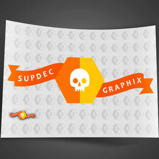 Logo SupDec GraphiX adesivo decalcomania di qualsiasi dimensione
