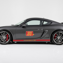 Coppia Porsche 911 Numero laterale Decal Pannello Pannello Porte Adesivo per decalcomanie - 3 colori
 2