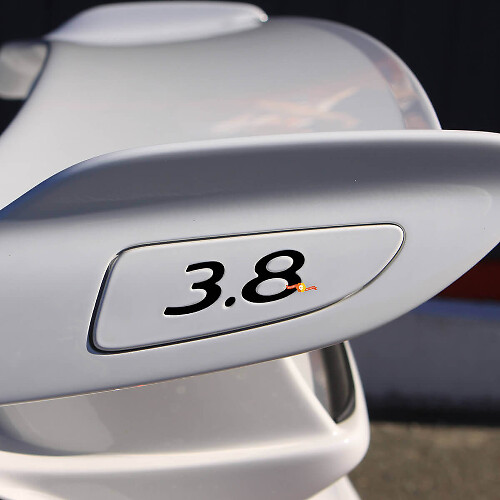 3.8 Set di Adesivi in Vinile per Inserto Aletta Posteriore per Porsche 911 GT3