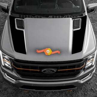 2023 Ford F-150 Tremor Hood Graphics 2022 2023 Decalcomanie in vinile Ford
