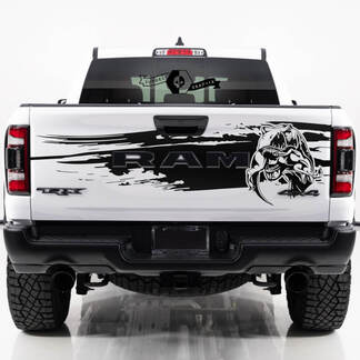 Portellone posteriore Dodge Ram TRX 2023 Eating Raptor Bed Side Splash Decal Truck Grafica in vinile
