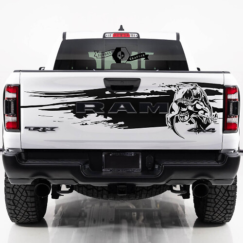 Adesivo in Vinile Antispruzzo per Portellone T-Rex per Dodge Ram TRX