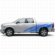 Kit adesivi laterali personalizzati in vinile Splash Mud per Dodge Ram 1500 Rebel_2