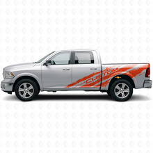 Kit adesivi laterali personalizzati in vinile Splash Mud per Dodge Ram 1500 Rebel_4