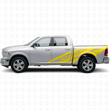 Kit adesivi laterali personalizzati in vinile Splash Mud per Dodge Ram 1500 Rebel_5