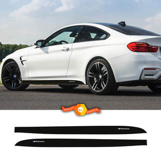 BMW M3 Power 2x strisce laterali pannello bilanciere decalcomanie in vinile adesivo BMW
