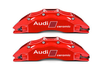 2 Adesivi Audi Carbon Ceramic Freni RS4 RS6 RS7 S8 Q7 Decals