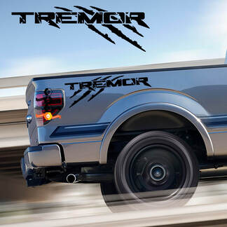 Decal per Ford F-150 Tremor Scratches Raptor Style - Adesivi Offroad Truck Bed Side
