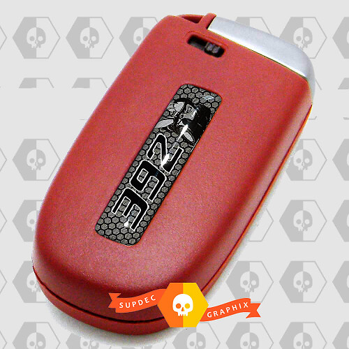 392 Scat Pack Bee Portachiavi Inserti Adesivi Bombati per Dodge Challenger Charger Durango_1