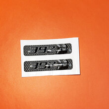 2 x 392 Scat Pack Bee Challenger/Charger/Durango portachiavi con intarsi emblema a cupola adesivo decalcomania
 3
