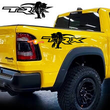 Dodge Ram 1500 TRX decalcomanie lato letto T-Rex grafica adesiva in vinile
 2