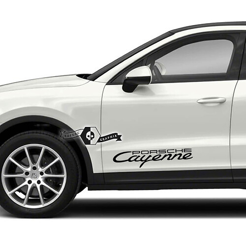 2 nuove Porsche 911 Porsche Carrera Side Line Stripes Kit adesivi per porte