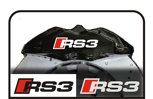 Kit adesivi in vinile per pinze freno RS3 per Audi