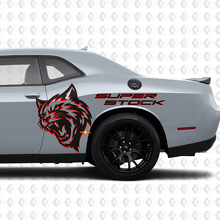 Kit Adesivi Laterali in Vinile Wildcat Super Stock per Dodge Challenger o Charger_2