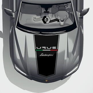 Lamborghini Urus 2021 2022 2023 Hood Flag Vinyl Decal Sticker Grafica
