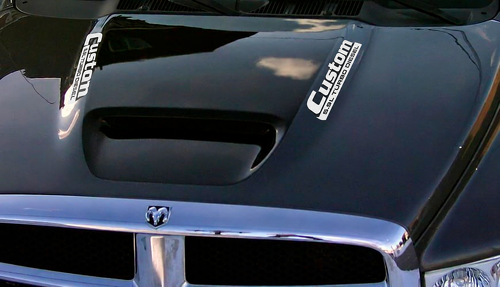 Cummins Custom 5.9L / 6.7L Turbo Diesel Pair — Adesivo in vinile (cofano) per Dodge Ram 1500