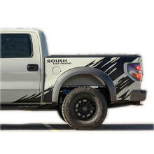 Adesivo in vinile laterale per cassone Roush Off-Road Mud Splash per camion Musclecar 2013+_2