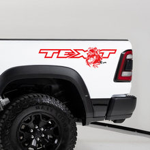 Adesivo Vinilico da Letto TRX Eating Raptor per Dodge Ram 1500_3