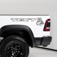 Set di Adesivi in Vinile TRX Eating Raptor per il Fianchetto del Dodge Ram 1500 TRX_3