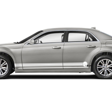 Adesivi in Vinile con Grafica Logo Minigonne per Chrysler 300 2