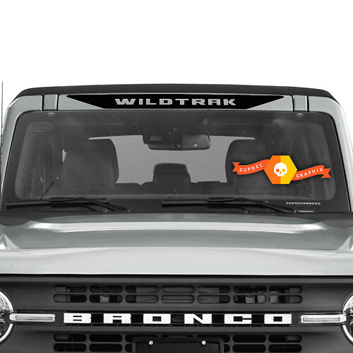Adesivo in Vinile per Parabrezza Wildtrak per Musclecar Horse
