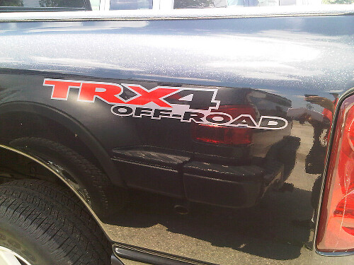 Set Adesivi in Vinile 4x4 Fuoristrada TRX4 per Alette Cassone Dodge Dakota