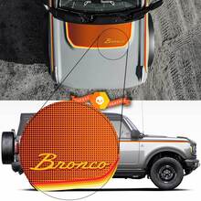 Ford Bronco Retro Design Kit cofano e strisce laterali
 2