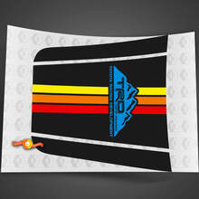 TRD Toyota Landcruiser 100 Hood Decal Off Road Vintage Stripes Mountains Adesivo in vinile
 2