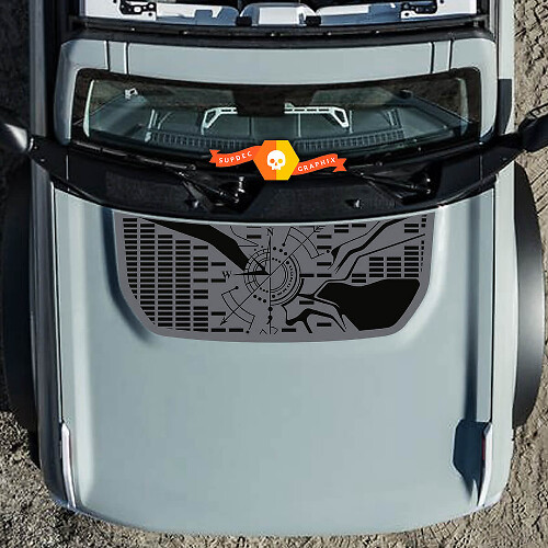 Hood Bronco Compass Wrap Graphics Decal Sticker per Ford Bronco
