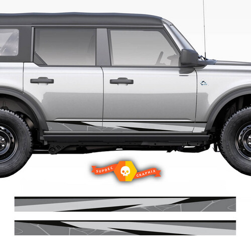 Adesivo in Vinile Laterale per Grafiche Avvolgenti Ford Bronco 2021-2026