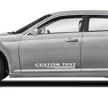 Testo Personalizzato Grafica Porte Adesivi Vinile Auto per Chrysler 300 2