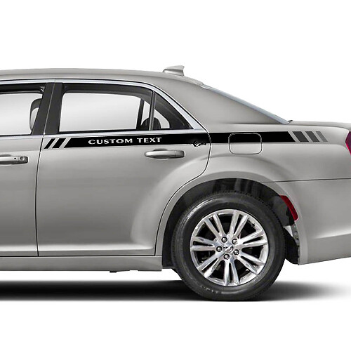 Adesivi in Vinile Personalizzati con Striscia Laterale Posteriore per Chrysler 300_1