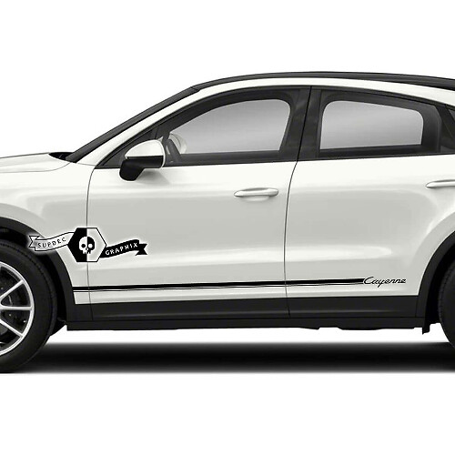 Kit Adesivi in Vinile per Minigonne Cayenne per Porsche Cayenne 2023