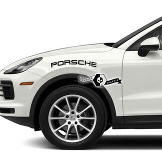 2x adesivi per decalcomanie per porte Porsche 2023 Porsche Cayenne
