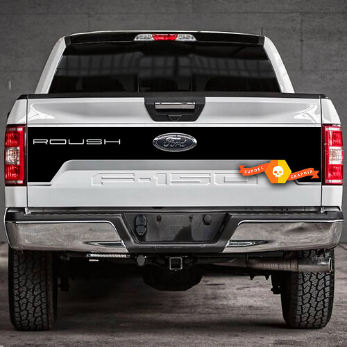 Kit grafica in vinile con decalcomania per portellone posteriore stile Ford F-150 Roush
