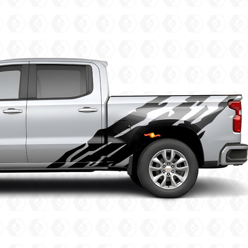 2 decalcomanie Musclecar FX4 truck F250 F350 MONSTER Edition TRUCK adesivi decalcomania in vinile lunghi 18"