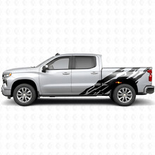 Strisce in Vinile a Bordi Dentellati per Chevrolet Silverado 1500 T1XX 2019-2026_2