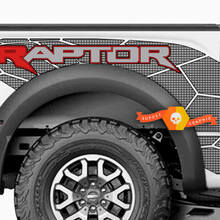 V8 Ford F-150 Raptor Side Doors Splash Graphics adesivi per decalcomanie laterali
 2