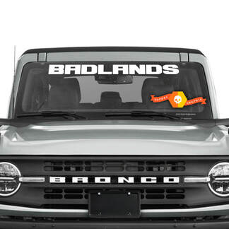Bronco Parabrezza BADLANDS Decal Sticker per Ford Bronco
