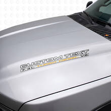 Adesivo Vinile da Cofano con Lettere a Contorno per Turbo Diesel V8 7.3L per Musclecar e camion_3