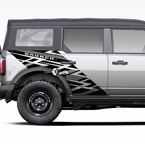 Letti laterali Ford Bronco Fender posteriore grafica SPLASH DORMALS
