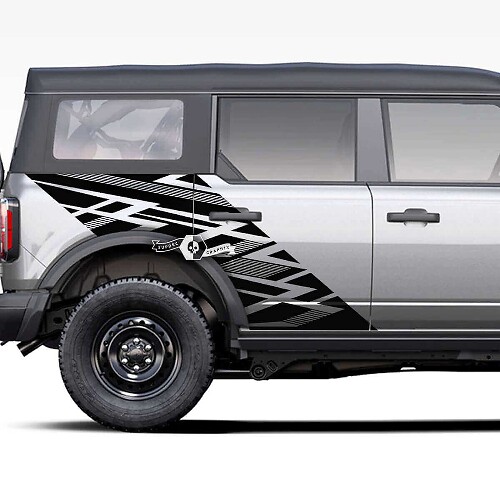 Letti laterali Musclecar horse Fender posteriore grafica SPLASH DORMALS
